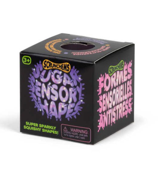 Scrunchems Sensory Sugar Shape Fidget-Fidget,Fidget Spinner,Squishing Fidget,Stocking Stuffers,Tactile Toys & Books-Learning SPACE