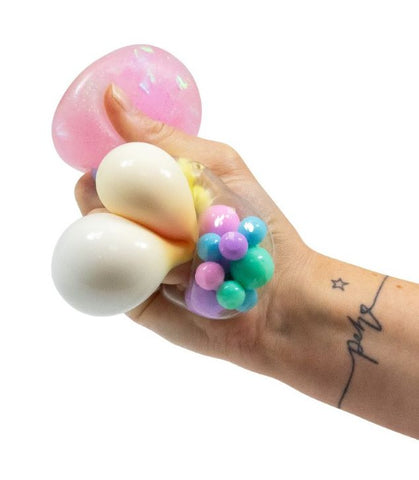 Scrunchems Unicorn 3pk Diddy Squish Balls-Fidget,SCOTEXCEL,Sensory Balls,Squishing Fidget,Stocking Stuffers,Stress Relief-Learning SPACE