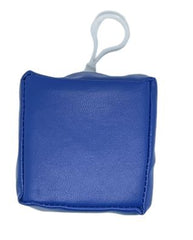 Senseez Attachable Blue Square Vibrating Key Chain-AllSensory, Calming and Relaxation, Helps With, Sensory Seeking, Vibration & Massage-Learning SPACE