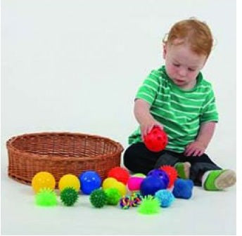 Sensory Ball Pk20 Assorted-Active Games,AllSensory,Baby Sensory Toys,Early Years Sensory Play,Primary Games & Toys,Sensory & Physio Balls,Sensory Balls,Stock,Tactile Toys & Books,TickiT-Learning SPACE