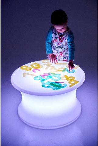 Sensory Colour Changing Mood Light Table-Coffee table,Light Boxes,Round,Stock,Table,Teenage Lights,TickiT-Learning SPACE