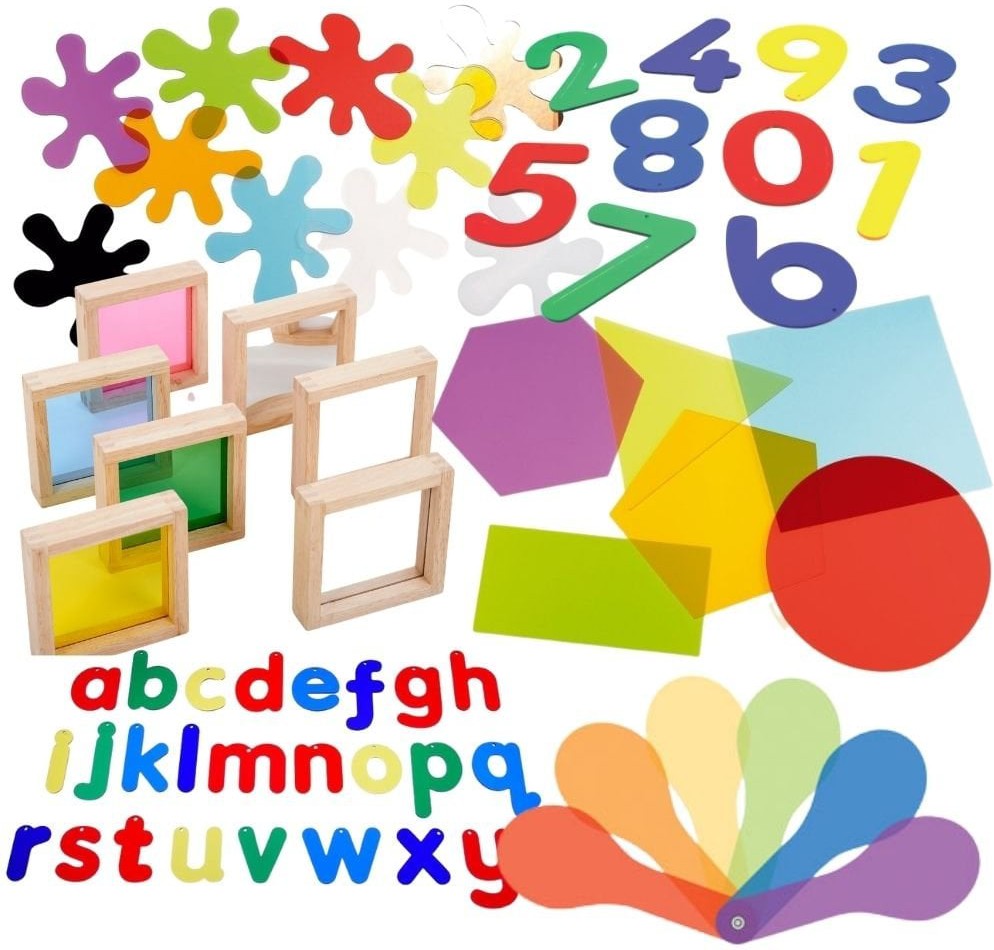 Sensory Exploration Mood Shape Accessory Kit-Sensory toy-excell2,Learning Difficulties,Light Box Accessories,Maths,Primary Maths,Sensory Boxes,Shape & Space & Measure,Stock,Visual Sensory Toys-Learning SPACE