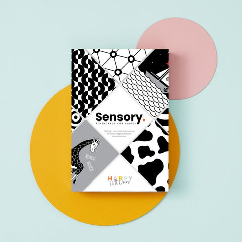 Sensory Flashcards for Babies-AllSensory, Baby & Toddler Gifts, Baby Maths, Baby Sensory Toys, Gifts for 0-3 Months, Happy Little Doers, Helps With, Maths, Sensory Seeking, Shape & Space & Measure-Learning SPACE