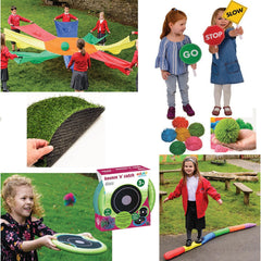 Sensory In The Playground Kit-AllSensory,Classroom Packs,Early Years Sensory Play,EDUK8,Outdoor Classroom,Playground,Playground Equipment-Learning SPACE