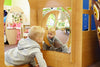 Sensory Mirror - With Single Dome - Large - 490Mm-AllSensory,Baby Sensory Toys,Early Years Sensory Play,Nursery,Outdoor Mirrors,Sensory Garden,Sensory Mirrors,Stock,TickiT-Learning SPACE