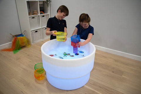 Sensory Mood Water Table-AllSensory,Arts & Crafts,Craft Activities & Kits,Dropship,family fund bestsellers,Light Boxes,Round,SCOTEXCEL,Sensory Light Up Toys,Stock,Table,TickiT,Underwater Sensory Room,Visual Sensory Toys-Learning SPACE