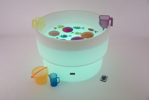 Sensory Mood Water Table-AllSensory,Arts & Crafts,Craft Activities & Kits,Dropship,family fund bestsellers,Light Boxes,Round,SCOTEXCEL,Sensory Light Up Toys,Stock,Table,TickiT,Underwater Sensory Room,Visual Sensory Toys-Learning SPACE