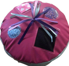 Sensory Pouffe-AllSensory,Baby Sensory Toys,Baby Soft Play and Mirrors,Comfort Toys,Matrix Group,Soft Play Sets,Tactile Toys & Books-Pink-LSSI007PK-Learning SPACE