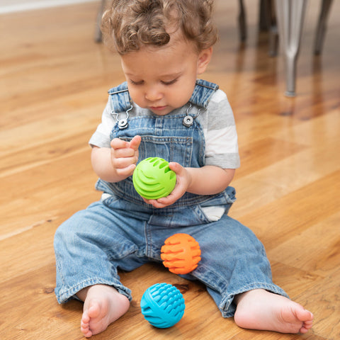 Sensory Rollers Textured Balls-Additional Need, AllSensory, Deaf & Hard of Hearing, Early Years Sensory Play, Fat Brain Toys, Helps With, Sensory & Physio Balls, Sensory Balls, Sensory Seeking, Sound, Stock, Tactile Toys & Books-Learning SPACE