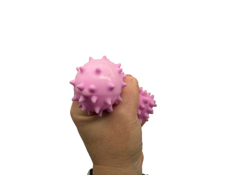 Sensory Spikey Stress Shapes - Set of 4-Fidget,Playlearn,SCOTEXCEL,Squishing Fidget,Stocking Stuffers,Tactile Toys & Books-Learning SPACE