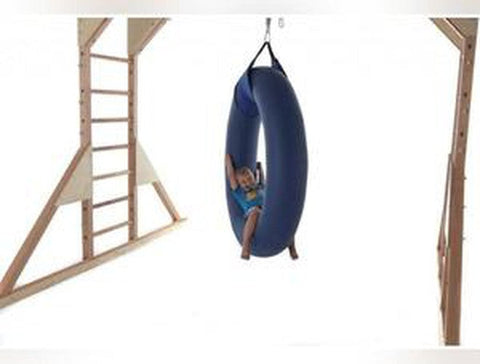 Sensory Therapeutic - Tyre swing-Playground Equipment-Adapted Outdoor play,AllSensory,Calming & Anxiety,Gross Motor and Balance Skills,Hammocks,Helps With,Indoor Swings,Outdoor Swings,Playlearn,Sensory Seeking,Stock,Teen & Adult Swings-Learning SPACE