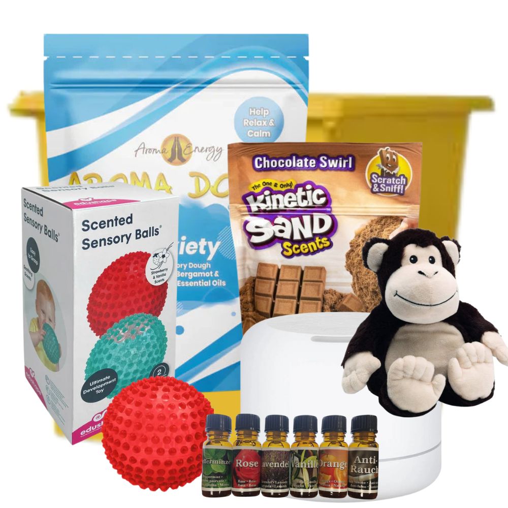 Sensory Play Sense Box - Smell-Sensory toy-AllSensory,Calmer Classrooms,Classroom Packs,Early Years Sensory Play,Helps With,Learning Activity Kits,Mindfulness,PSHE,Sensory,sensory activity,Sensory Boxes,Sensory Processing Disorder,Sensory Seeking,Sensory Smell Equipment,Sensory Smells,Stock-Learning SPACE