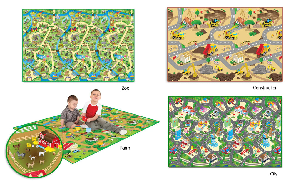 Set of Extra Large Play Mats (200 x 120cm) Set of 4-AllSensory,Creative Thinking,Dropship,EDUK8,Imaginative Play,Indoor,Outdoor Play,Visual Fun-Learning SPACE