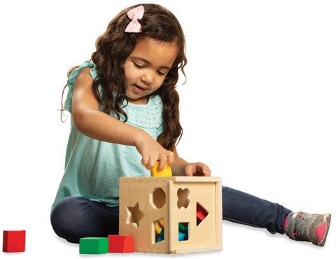 Shape Sorting Cube-Baby Cause & Effect Toys,Gifts For 1 Year Olds,Gifts For 3-6 Months,Gifts For 6-12 Months Old,Stacking Toys & Sorting Toys,Stock,Tactile Toys & Books-Learning SPACE