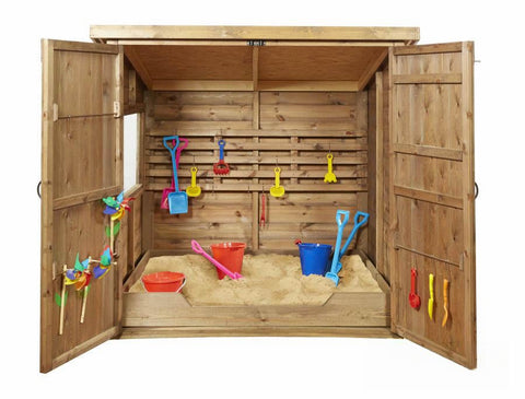 Sheltered Sandpit-Cosy Direct,Cosy Outdoor,Outdoor Furniture,Outdoor Playhouse,Play Houses,Playhouses,Sand Pit-Learning SPACE