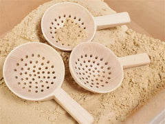 Short Handle Holey Spoons (3Pk)-Spoons-Baby Bath. Water & Sand Toys, Cosy Direct, Kinetic Sand, Outdoor Sand Pits, Sand, Sand & Water, Sand Pit, Water & Sand Toys-Learning SPACE