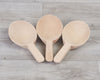 Short Handle Wooden Spoons (3Pk)-Baby Bath. Water & Sand Toys,Cosy Direct,Cosy Outdoor,Outdoor Sand Pits,Sand,Sand Pit,Water & Sand Toys-Learning SPACE