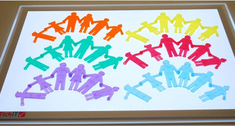 Silishapes Linking People-Additional Need,AllSensory,Calming & Anxiety,Early Science,Early Years Maths,Fine Motor Skills,Helps With,Light Box Accessories,Maths,Memory Pattern & Sequencing,Primary Maths,Sensory Seeking,Shape & Space & Measure,Stacking Toys & Sorting Toys,Stock,TickiT,Visual Sensory Toys-Learning SPACE