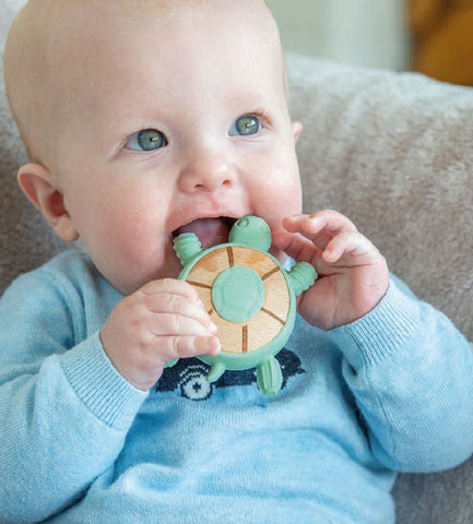 Silisoft Animal Teether (Neutral) – 3 Designs Available-Baby & Toddler Gifts,Baby Sensory Toys,Baby Soft Toys,Baby Toys,Baby Wooden Toys,Games & Toys,Teether,TickiT-Turtle-CN54583-Learning SPACE