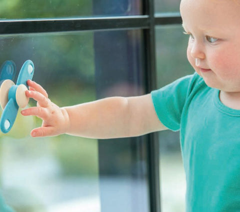 Silisoft Baby Fidget Spinner (Neutral)-Baby & Toddler Gifts,Baby Sensory Toys,Baby Soft Toys,Baby Toys,Fidget,Fidget Spinner,Games & Toys,Stocking Stuffers,TickiT-Propeller-54591-Learning SPACE