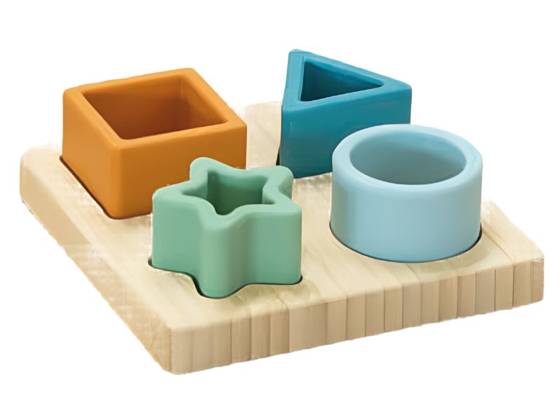 Silisoft Shape Puzzle-Baby & Toddler Gifts,Baby Toys,Baby Wooden Toys,Games & Toys,Stacking Toys & Sorting Toys,Tactile Toys & Books,TickiT-Neutral-CN54553-Learning SPACE