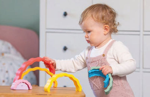 Silisoft Wobble Rainbow – A Colourful Stacking Adventure!-Baby & Toddler Gifts,Baby Sensory Toys,Baby Soft Toys,Baby Toys,Games & Toys,Stacking Toys & Sorting Toys,TickiT-Learning SPACE