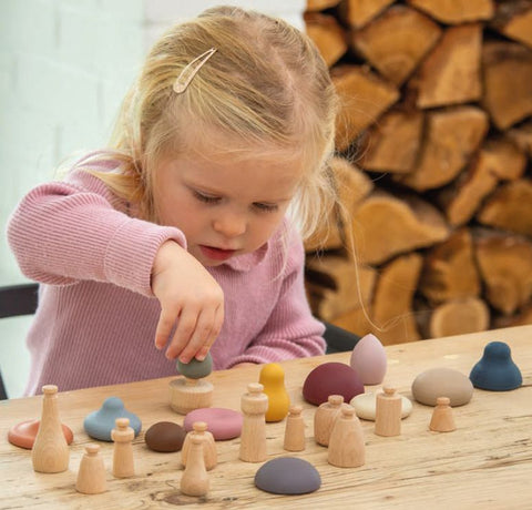 Silisoft Woodland Mushroom Set (Earth) – 12 Pack-Early years Games & Toys,Fine Motor Skills,Games & Toys,Imaginative Play,TickiT-Learning SPACE