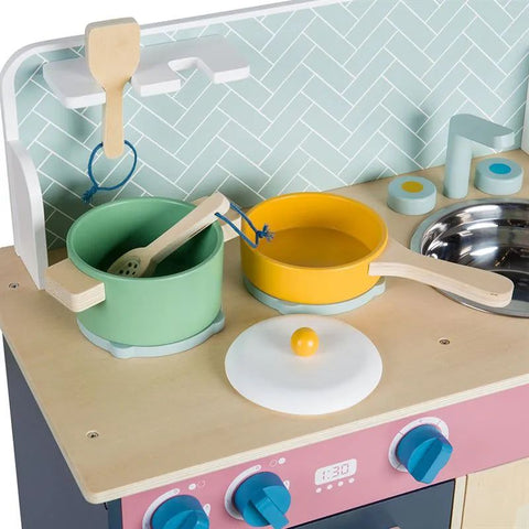 Simply Scandi Play Kitchen-Classroom Resources, EA Tender, Educational Play, Imaginative Play, Kitchens & Shops & School, Play Food, Role Play-36008-Learning SPACE