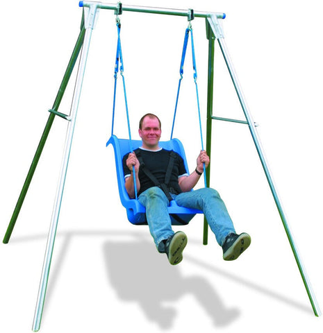 Single Swing Frame-Adapted Outdoor play,Dropship,Outdoor Swings,Specialised Prams Walkers & Seating,Stock,Teen & Adult Swings-VAT Exempt-TFH8TSFSX-Learning SPACE