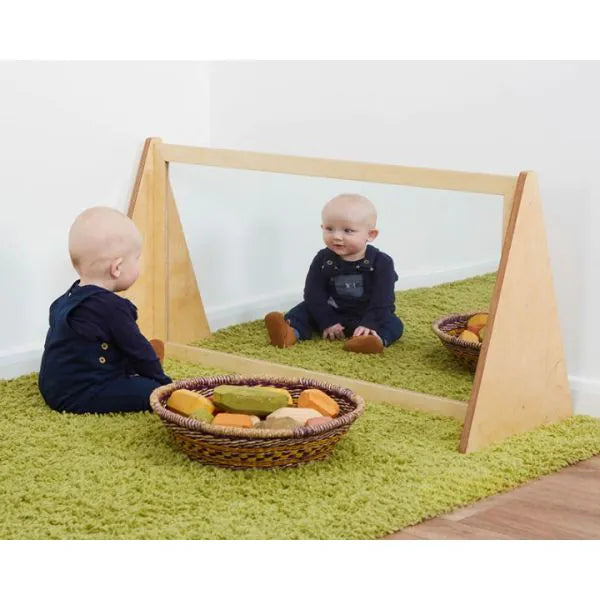 Sit At Mirror Divider-Baby Soft Play and Mirrors,Classroom Furniture,Cosy Direct,Dividers,Furniture,Helps With,Library Furniture,Mirror,Sensory Mirrors,Sensory Room Furniture,Wellbeing Furniture-Learning SPACE