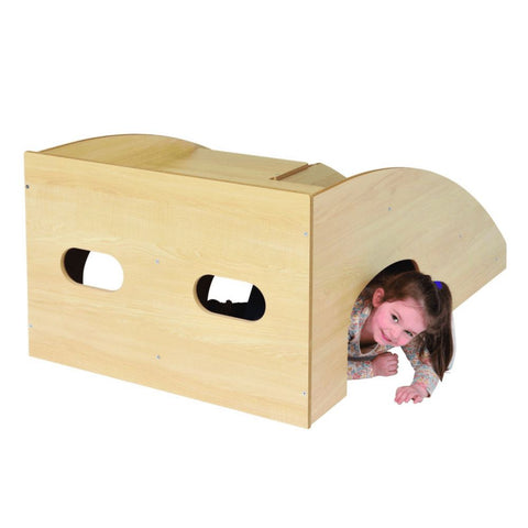 Slide N Hide - Childrens Wooden Climbing Frame-Baby Climbing Frame,Baby Slides,Children's Wooden Seating,Cosy Direct,Sensory Climbing Equipment,Wooden Toys-Learning SPACE