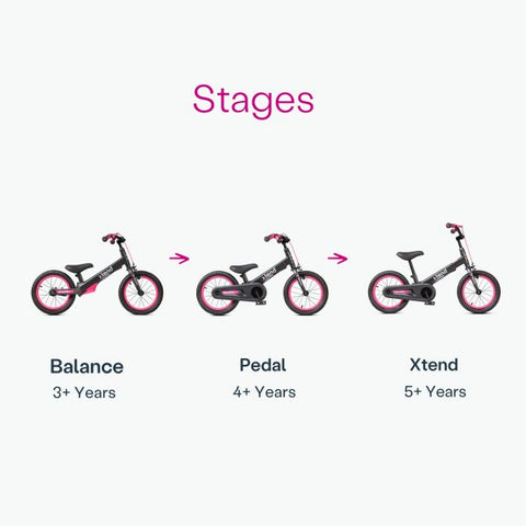 SmarTrike Xtend 3 Stage Bicycle - 12" Balance bike to Pedal bike 14"-Balance Bikes,Bicycles,Dropship,Early Years. Ride On's. Bikes. Trikes,Ride On's. Bikes & Trikes-Learning SPACE