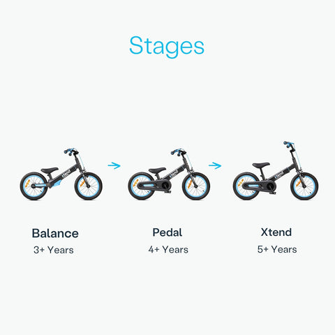 SmarTrike Xtend 3 Stage Bicycle - 12" Balance bike to Pedal bike 14"-Balance Bikes,Bicycles,Dropship,Early Years. Ride On's. Bikes. Trikes,Ride On's. Bikes & Trikes-Learning SPACE
