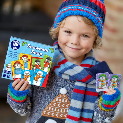 Snowman Snap Matching Game-Calming & Anxiety,Christmas,Christmas 2025,communication,Matching,Stocking Stuffers,Table Top & Family Games-Learning SPACE