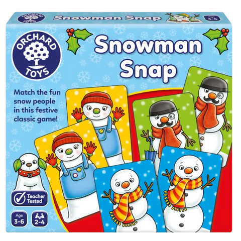 Snowman Snap Matching Game-Calming & Anxiety,Christmas,Christmas 2025,communication,Matching,Stocking Stuffers,Table Top & Family Games-Learning SPACE