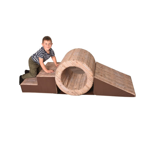 Soft Barrel set-Baby Soft Play and Mirrors,Dropship,Playmats & Baby Gyms,Soft Play Sets-Brick-T1431/Planks-Learning SPACE