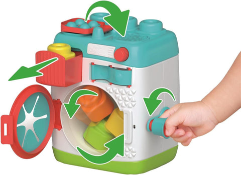 Soft Clemmy - Sensory Washing Machine-Baby & Toddler Gifts,Baby Sensory Toys,Baby Soft Toys,Baby Toys,Clementoni,Outer Space,Stacking Toys & Sorting Toys-Learning SPACE