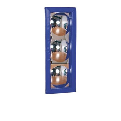 Soft Frame Mirror with 3 Dome Bubbles-AllSensory,Calming & Anxiety,Dropship,excell2,Helps With,Matrix Group,Sensory Mirrors,Sensory Seeking,Soft Frame Mirrors-Blue-LT3009SBL-Learning SPACE