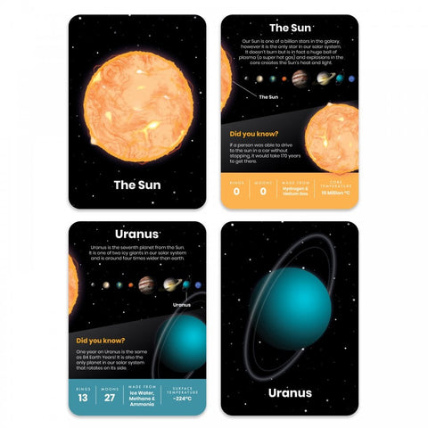 Space Activity Flashcards-Gifts For 3-5 Years Old,Gifts for 5-7 Years Old,Happy Little Doers,Outer Space,S.T.E.M,Science Activities,World & Nature-Learning SPACE