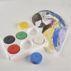 Specialist Crafts Tempera Blocks Size 2 - 6 Well Palette-Art Materials,Arts & Crafts,Atelier,Early Arts & Crafts,Paint,Primary Arts & Crafts-Learning SPACE