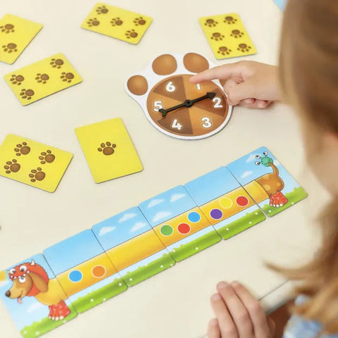 Spotty Sausage Dogs Board Game-Counting Numbers & Colour,Early years Games & Toys,Games & Toys,Orchard Toys,Table Top & Family Games-Learning SPACE