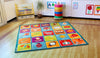 Square Alphabet 2x2m Carpet-Dropship,Educational Carpet,Kit For Kids,Learn Alphabet & Phonics,Mats & Rugs,Multi-Colour,Placement Carpets,Rugs,Square,Wellbeing Furniture-Learning SPACE