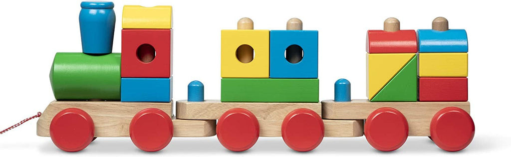 Stacking Train Wooden Toy – Classic Play with a Colourful Twist!-Baby Wooden Toys,Building Blocks,Cars & Transport,Discontinued,Gifts For 6-12 Months Old,Imaginative Play,Nursery,Nurture Room,Sound. Peg & Inset Puzzles,Stacking Toys & Sorting Toys,Stock-Learning SPACE