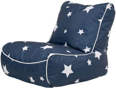 Star Print UV Chair - Bean Bag-AllSensory,Bean Bags,Bean Bags & Cushions,Eden Learning Spaces,Nurture Room,Star & Galaxy Theme Sensory Room,Stock,Teenage & Adult Sensory Gifts,UV Reactive,Wellbeing Furniture-Learning SPACE