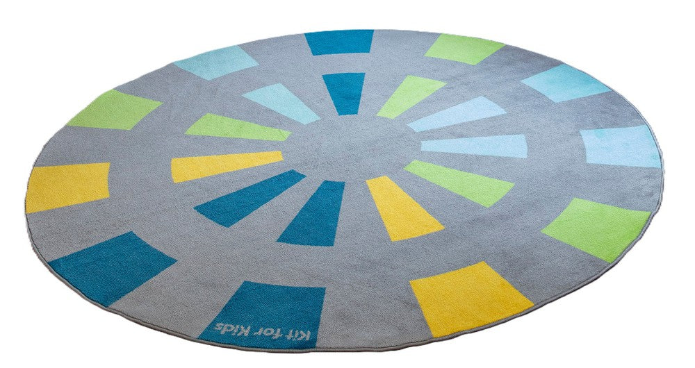 Starburst 2m Circular Carpet-Kit For Kids,Mats & Rugs,Round,Rugs,Wellbeing Furniture-Learning SPACE