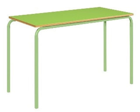 Steel Frame Blue Table FLASH SALE-Classroom Furniture,Classroom Table,Metalliform,Rectangular,Table,Wellbeing Furniture-Learning SPACE
