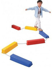 Step-A-Logs Pk6 - Help develop balance and proprioceptive skills-Active Games,Additional Need,Balancing Equipment,Calmer Classrooms,Dyspraxia,EDX,Exercise,Games & Toys,Gross Motor and Balance Skills,Movement Breaks,Playground Equipment,Proprioceptive,Sensory Garden,Stock-Learning SPACE