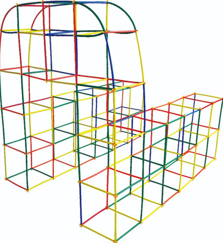 Straws & Connectors Construction Set (856 Pieces including Wheels)-Engineering & Construction,Fine Motor Skills,Playlearn,SCOTEXCEL-Learning SPACE