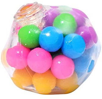 Stress Ball with Balls Inside-AllSensory,Calmer Classrooms,Calming & Anxiety,Fidget,Helps With,Playlearn,Pocket money,Stock,Stress Relief,Teenage & Adult Sensory Gifts,Toys for Anxiety-Learning SPACE