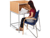 Study Carrel Desk With Straight Sides and Legs-Desk Table,Dropship,Study Carrell,Task Table-Learning SPACE